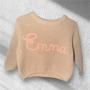 Personalized Emma Knit Sweater | Unbranded size 18-24